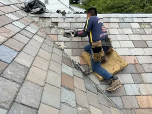Slate Roof Leak Repair Company Near Alpine NJ
